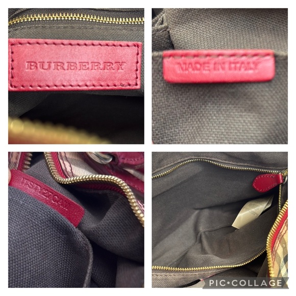 Authentic Burberry Haymarket Check Salisbury Tote Shoulder Bag - Picture 14 of 16